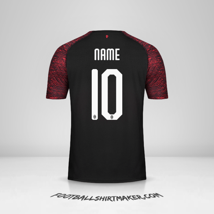 Jersey AC Milan 2018/19 Third -  name - 10