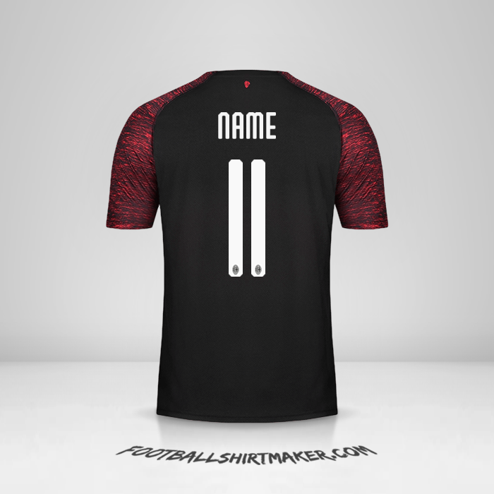Trikot AC Milan 2018/19 Dritte -  name - 11