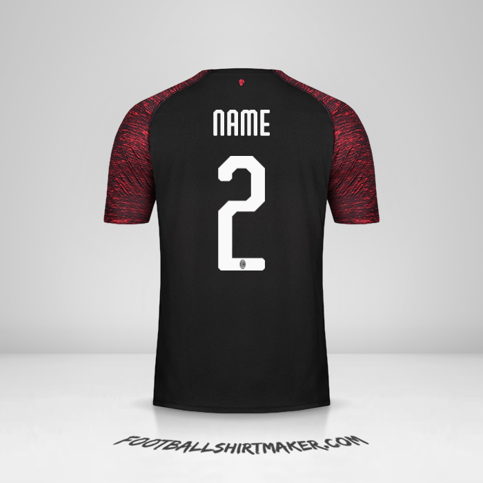 Shirt AC Milan 2018/19 Third -  name - 2
