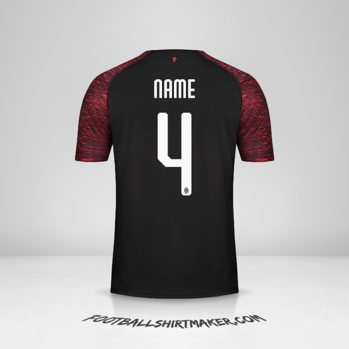 Jersey AC Milan 2018/19 Third -  name - 4