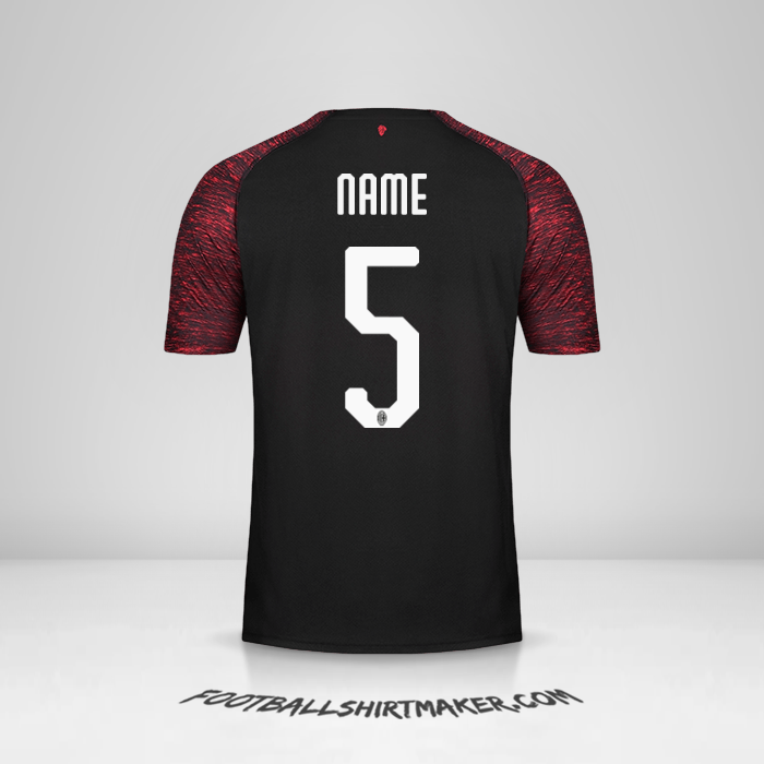 Shirt AC Milan 2018/19 Third -  name - 5