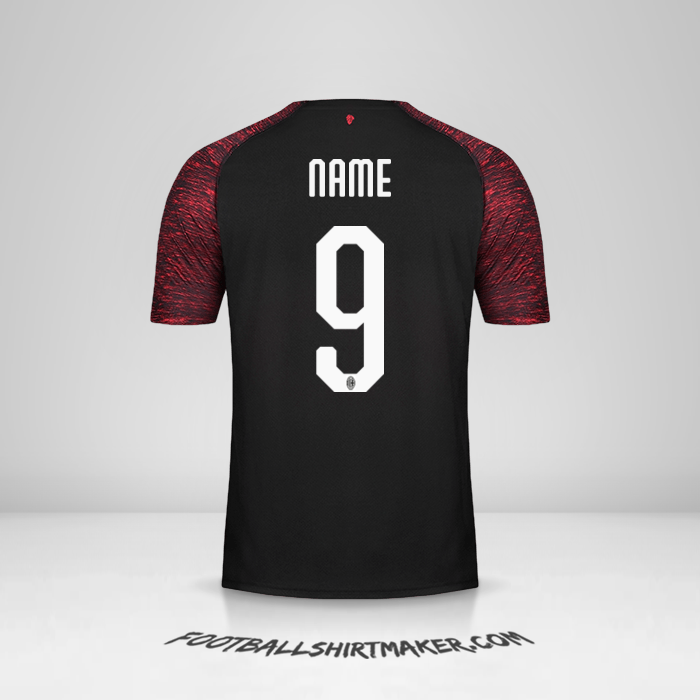 Jersey AC Milan 2018/19 Third -  name - 9