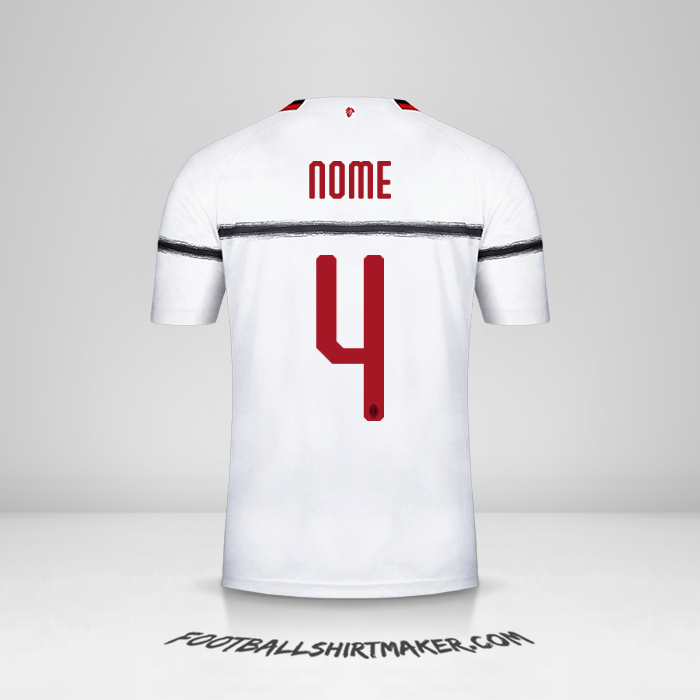 Maglia AC Milan 2018/19 Seconda -  nome - 4