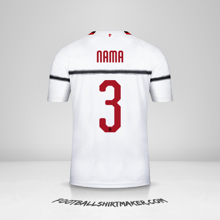 Jersey AC Milan 2018/19 Alternatif -  nama - 3