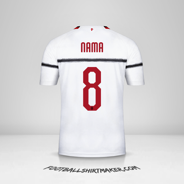 Jersey AC Milan 2018/19 Alternatif -  nama - 8