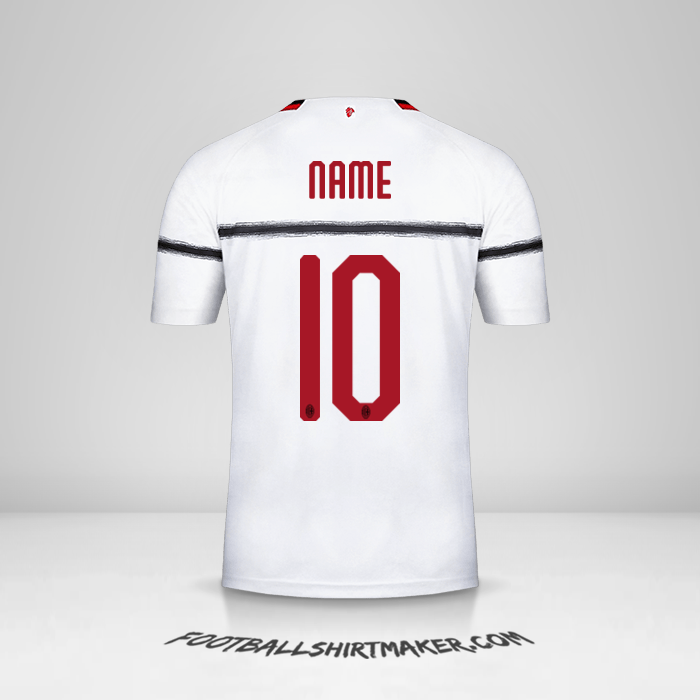 Jersey AC Milan 2018/19 Away -  name - 10