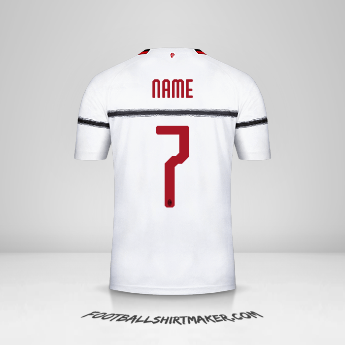 Jersey AC Milan 2018/19 Away -  name - 7