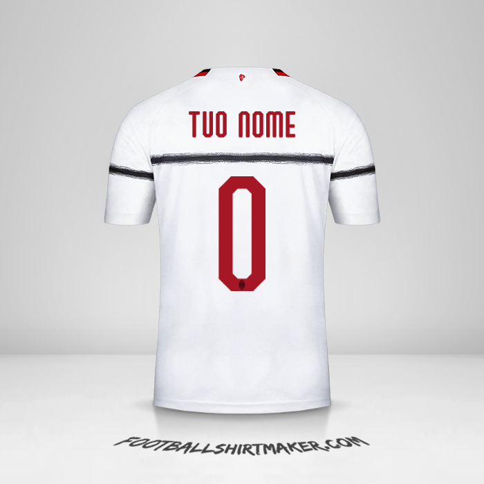 Maglia AC Milan 2018/19 II -  tuo nome - 0