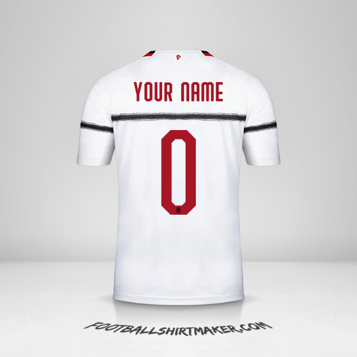 Jersey AC Milan 2018/19 II -  your name - 0