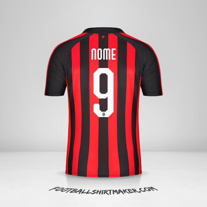 Maglia AC Milan 2018/19 -  nome - 9