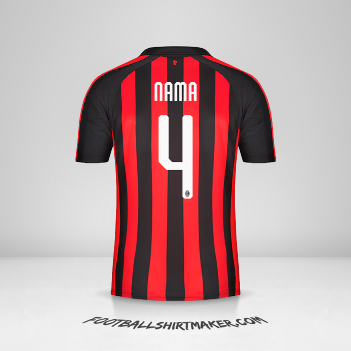 Jersey AC Milan 2018/19 -  nama - 4