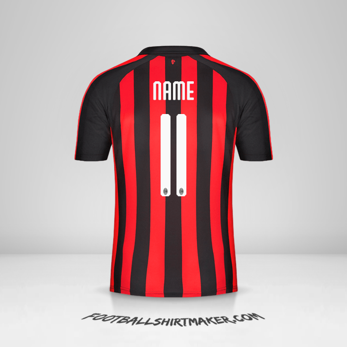 Shirt AC Milan 2018/19 -  name - 11