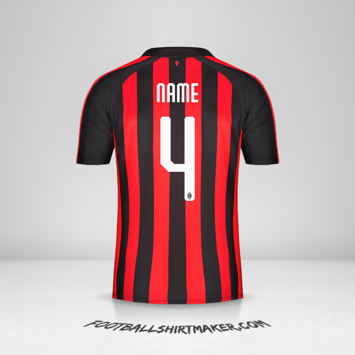 Shirt AC Milan 2018/19 -  name - 4