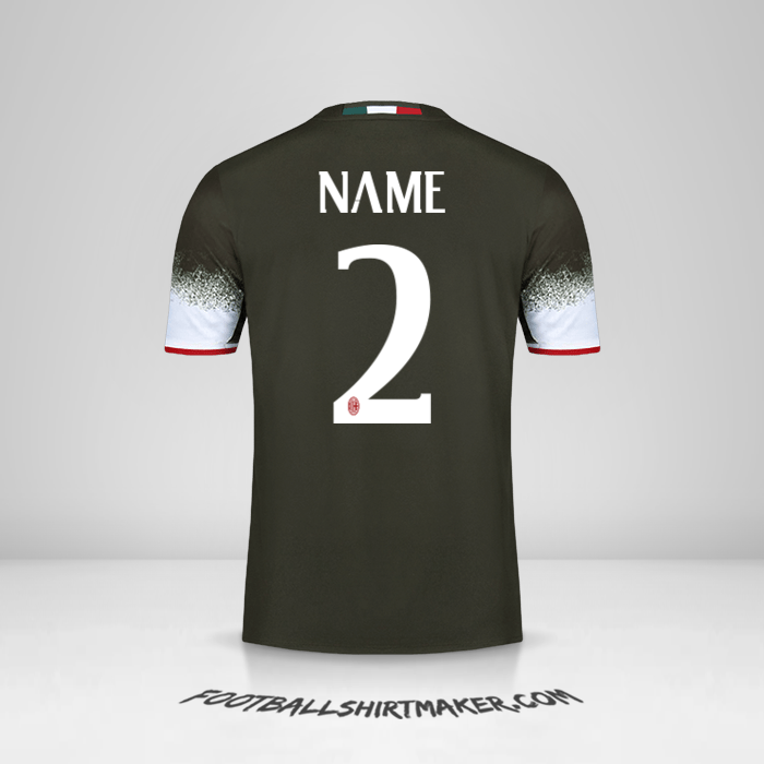 Shirt AC Milan 2016/17 Third -  name - 2