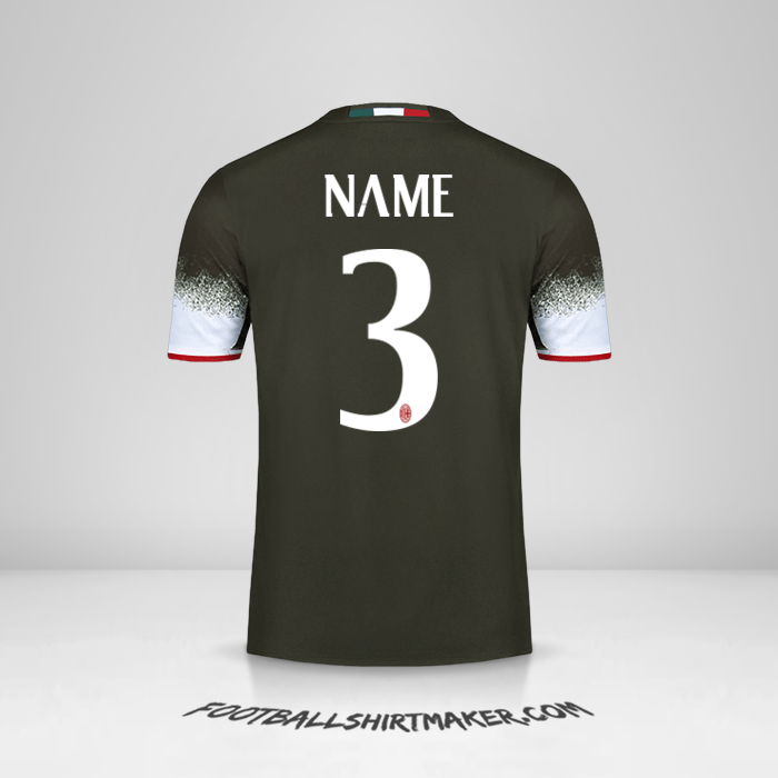 Shirt AC Milan 2016/17 Third -  name - 3