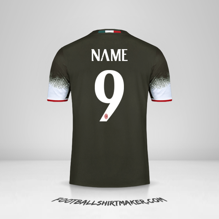 Shirt AC Milan 2016/17 Third -  name - 9