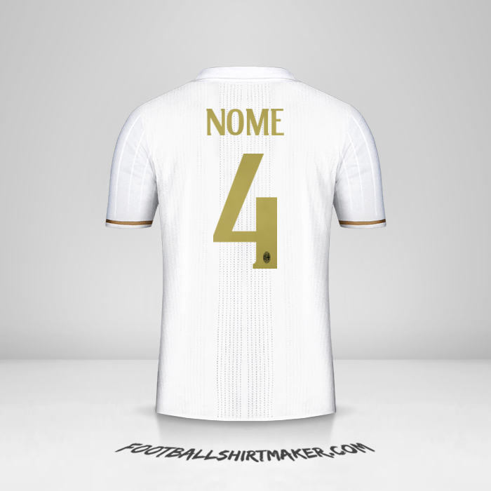 Maglia AC Milan 2016/17 Seconda -  nome - 4