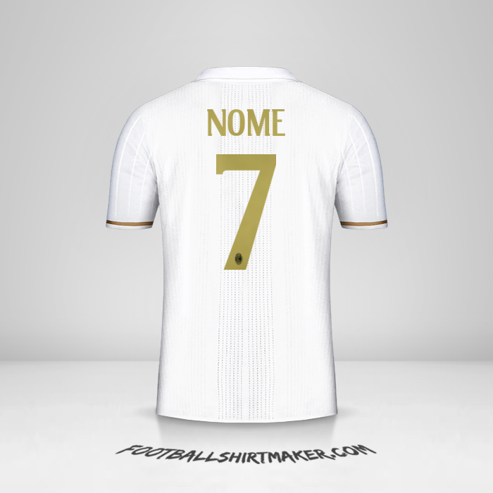 Camisola AC Milan 2016/17 Alternativa -  nome - 7