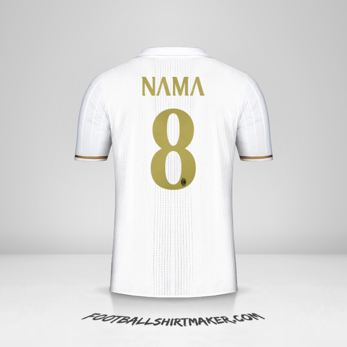 Jersey AC Milan 2016/17 Alternatif -  nama - 8