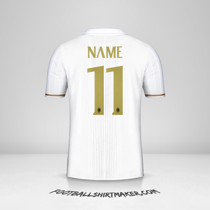 Shirt AC Milan 2016/17 Away -  name - 11