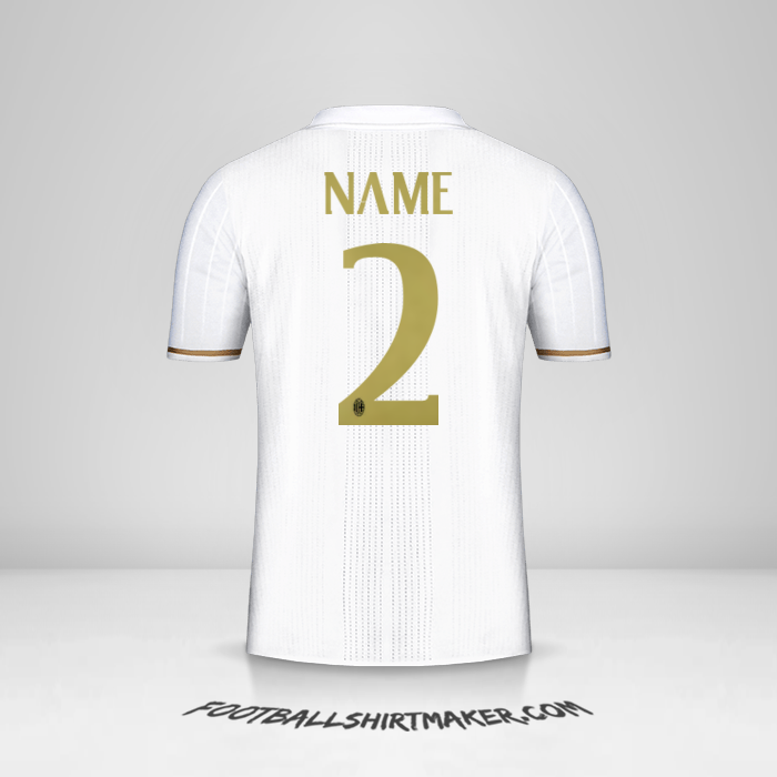 Shirt AC Milan 2016/17 Away -  name - 2