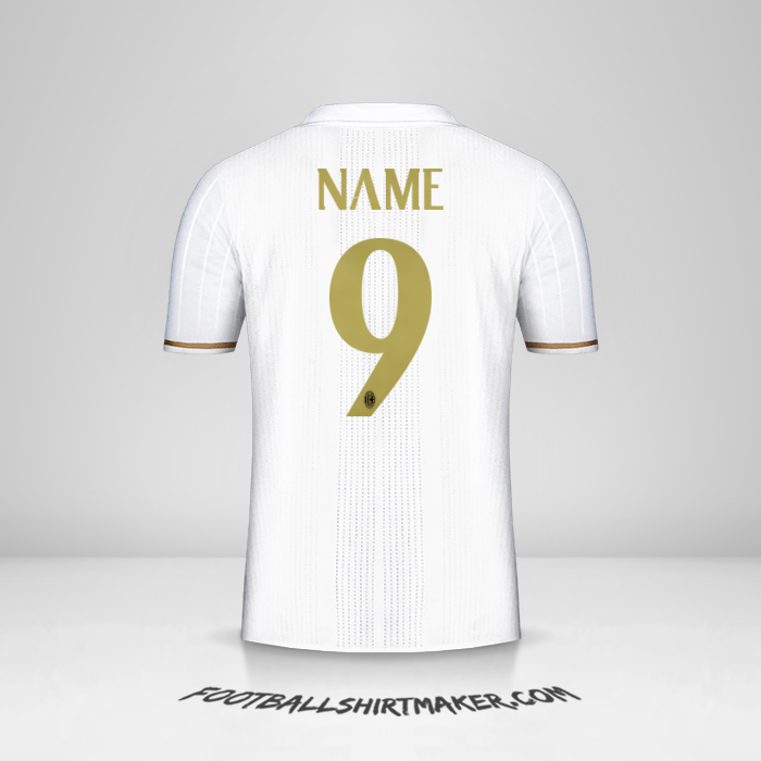 Trikot AC Milan 2016/17 Auswärts -  name - 9