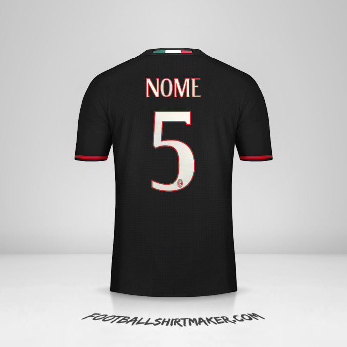 Maglia AC Milan 2016/17 -  nome - 5