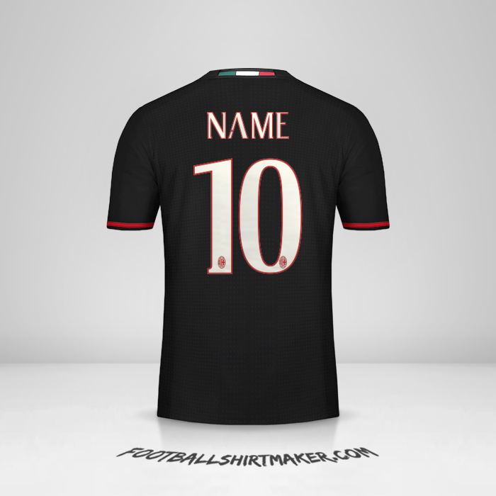 Shirt AC Milan 2016/17 -  name - 10
