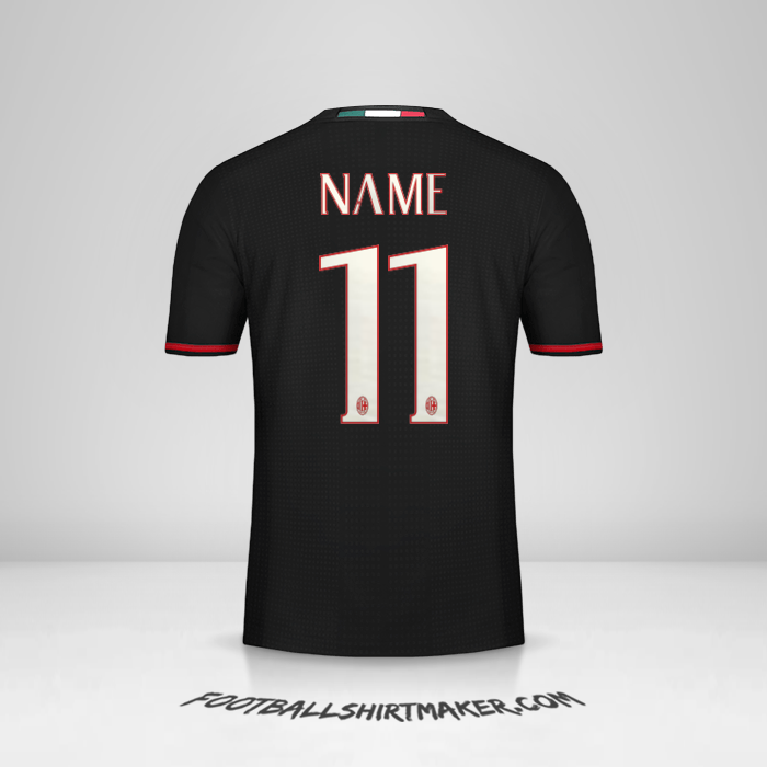 Trikot AC Milan 2016/17 -  name - 11