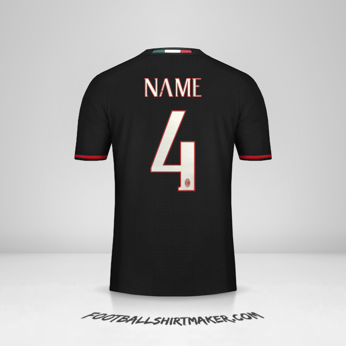 Shirt AC Milan 2016/17 -  name - 4