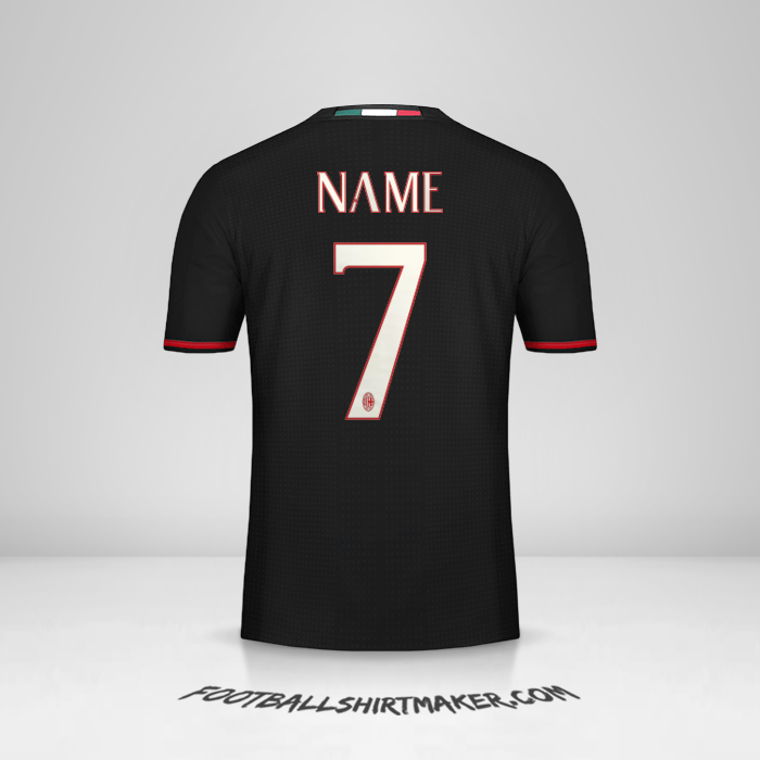 Shirt AC Milan 2016/17 -  name - 7