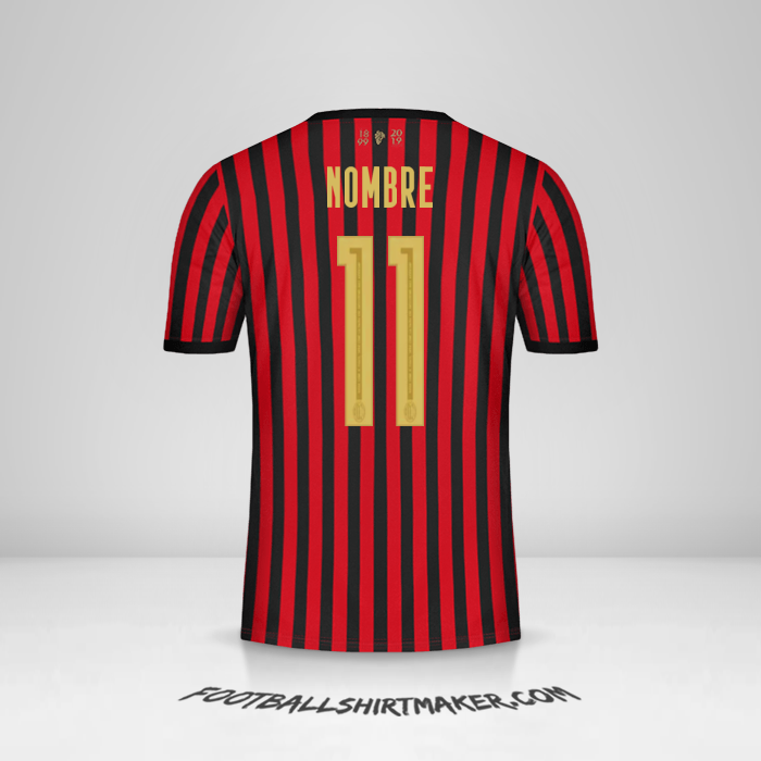 Jersey AC Milan 120Th -  nombre - 11