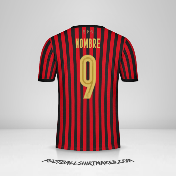 Jersey AC Milan 120Th -  nombre - 9