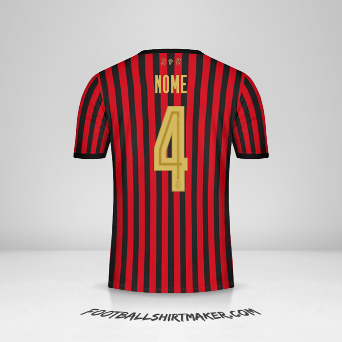 Camisa AC Milan 120Th -  nome - 4