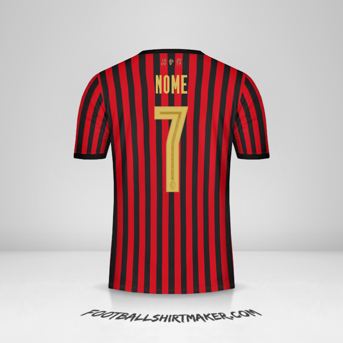 Camisa AC Milan 120Th -  nome - 7