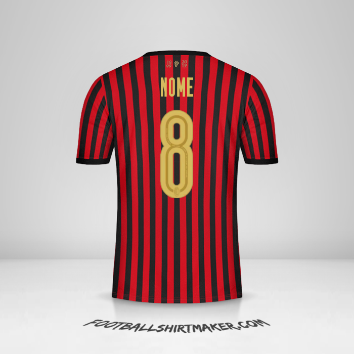 Camisa AC Milan 120Th -  nome - 8