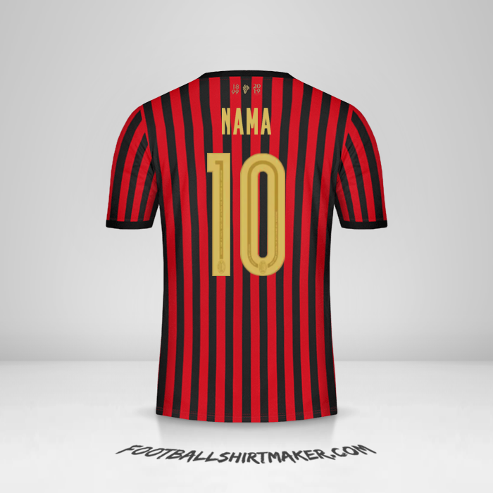 Jersey AC Milan 120Th -  nama - 10
