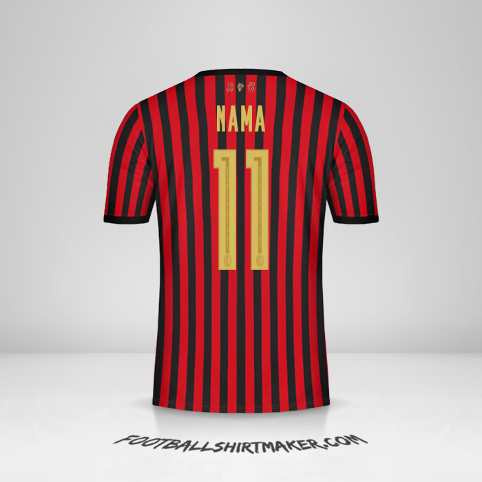 Jersey AC Milan 120Th -  nama - 11