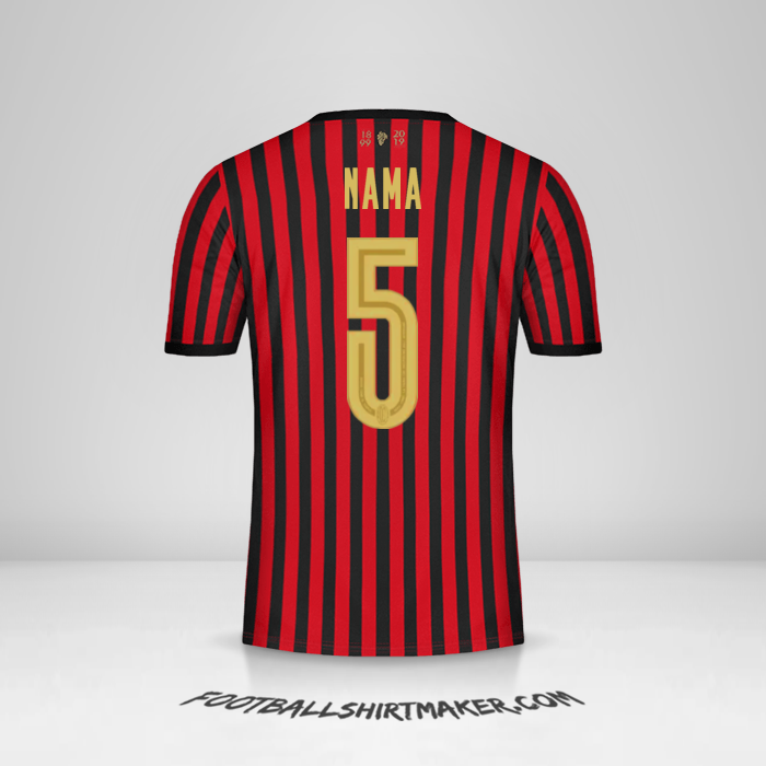 Jersey AC Milan 120Th -  nama - 5