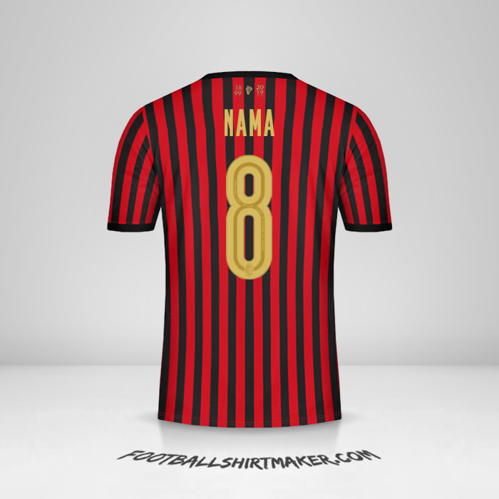 Jersey AC Milan 120Th -  nama - 8