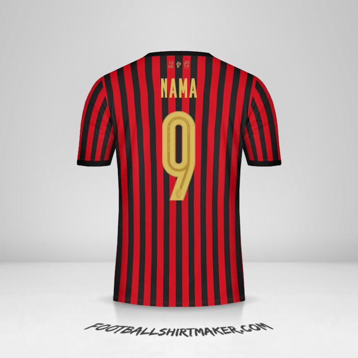 Jersey AC Milan 120Th -  nama - 9