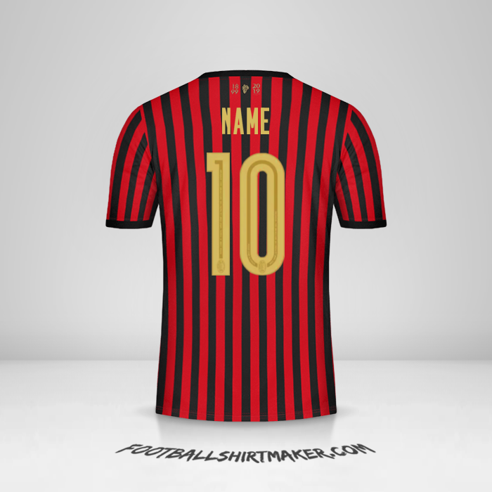 Trikot AC Milan 120Th -  name - 10