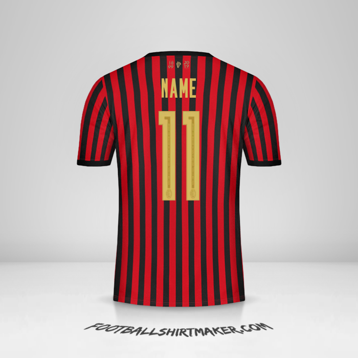 Shirt AC Milan 120Th -  name - 11
