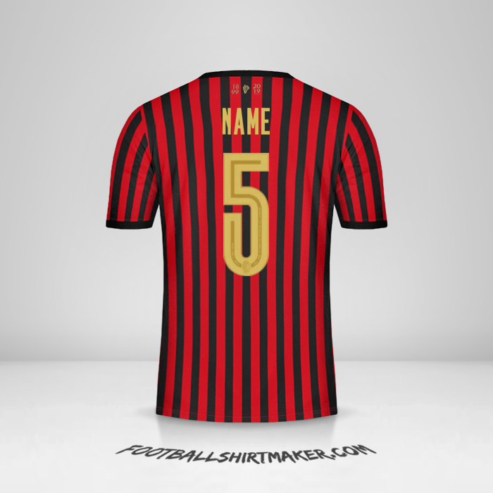 Trikot AC Milan 120Th -  name - 5