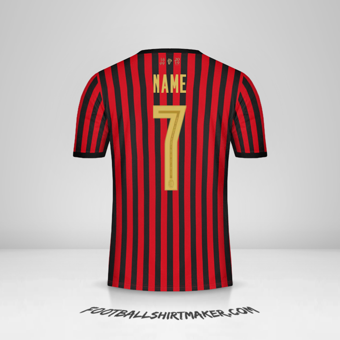 Shirt AC Milan 120Th -  name - 7