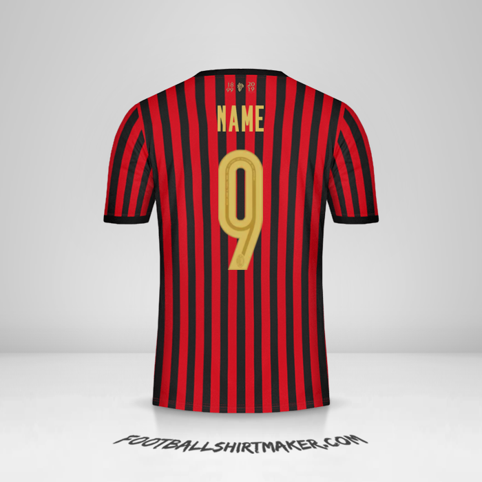 Shirt AC Milan 120Th -  name - 9