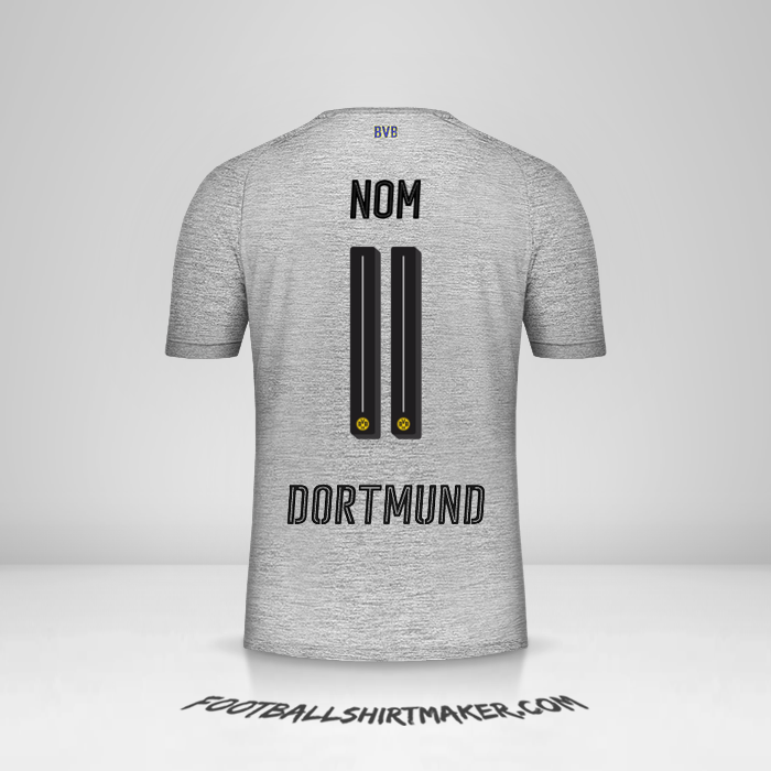 Maillot Borussia Dortmund 2017/18 Troisième -  nom - 11