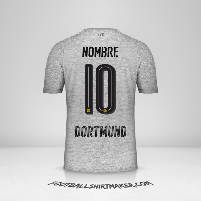 Jersey Borussia Dortmund 2017/18 Tercera -  nombre - 10