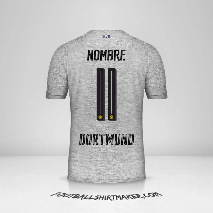 Jersey Borussia Dortmund 2017/18 Tercera -  nombre - 11