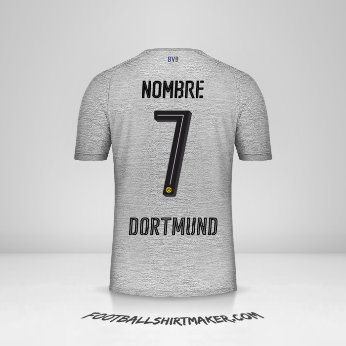 Jersey Borussia Dortmund 2017/18 Tercera -  nombre - 7